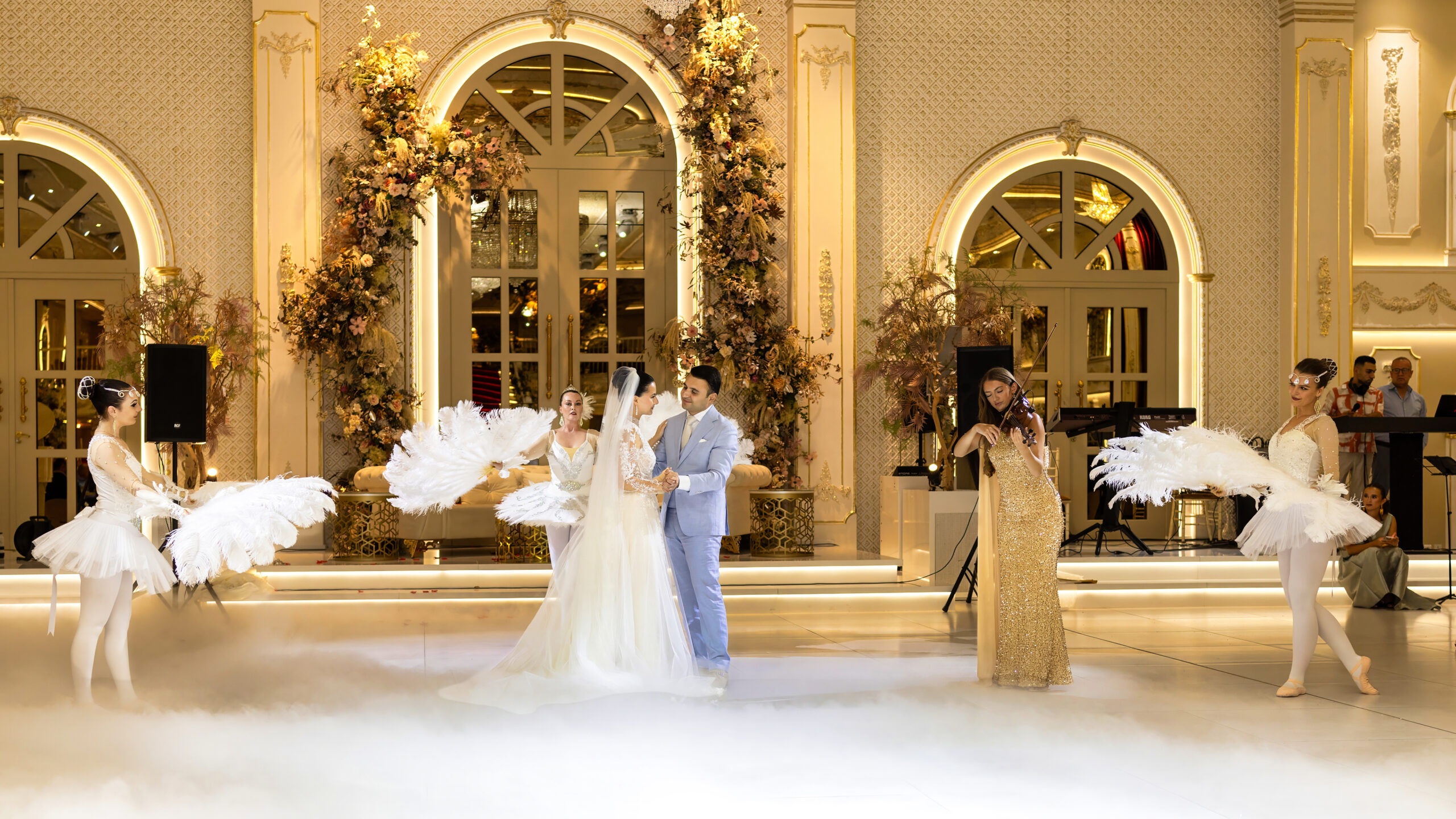 Romantische bruiloft