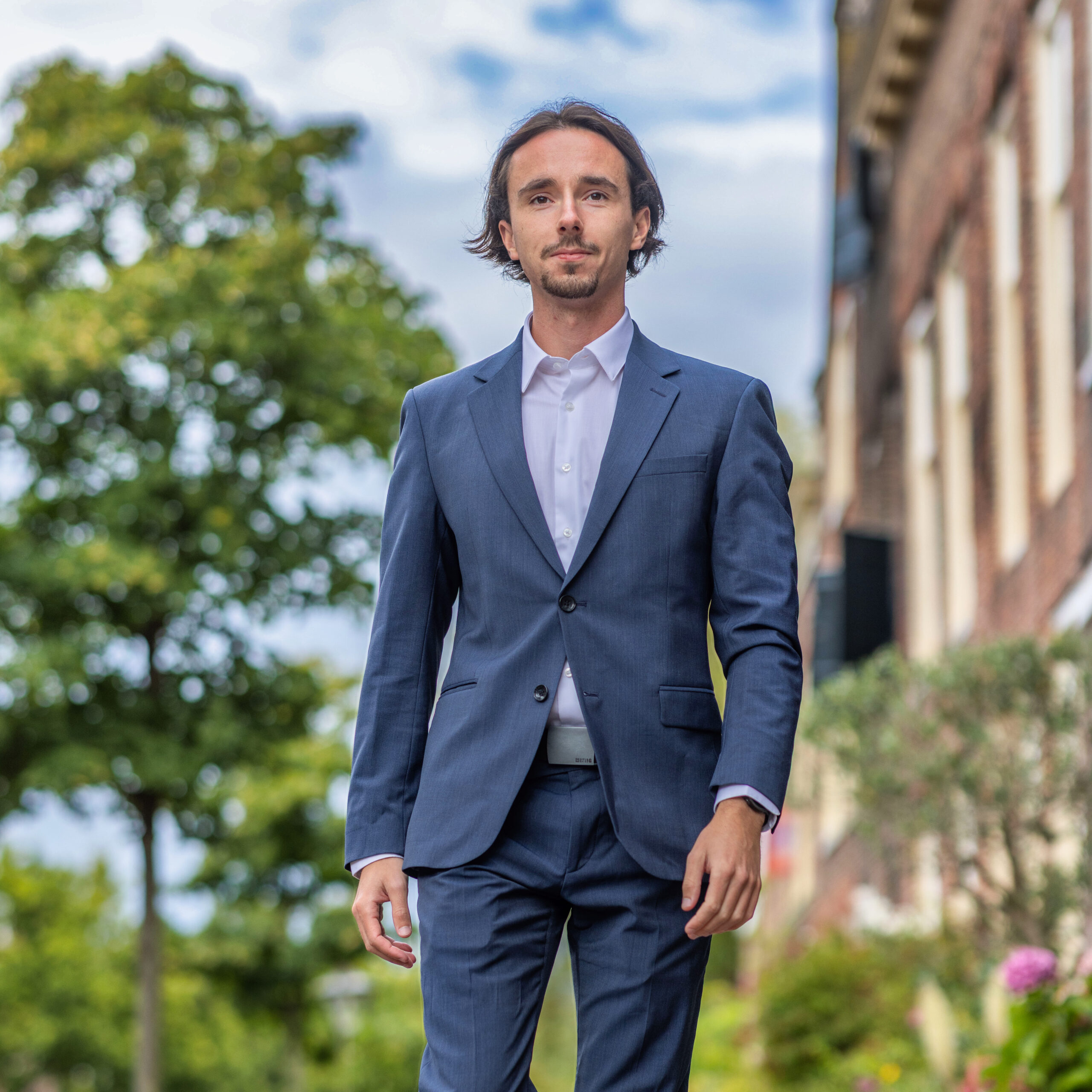Zakelijk portret buiten